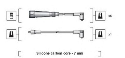 MAGNETI MARELLI 941318111083 -  Комплект проводов зажигания